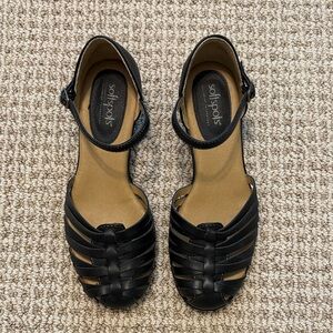 Softspots Tatianna Black Strappy Sandals